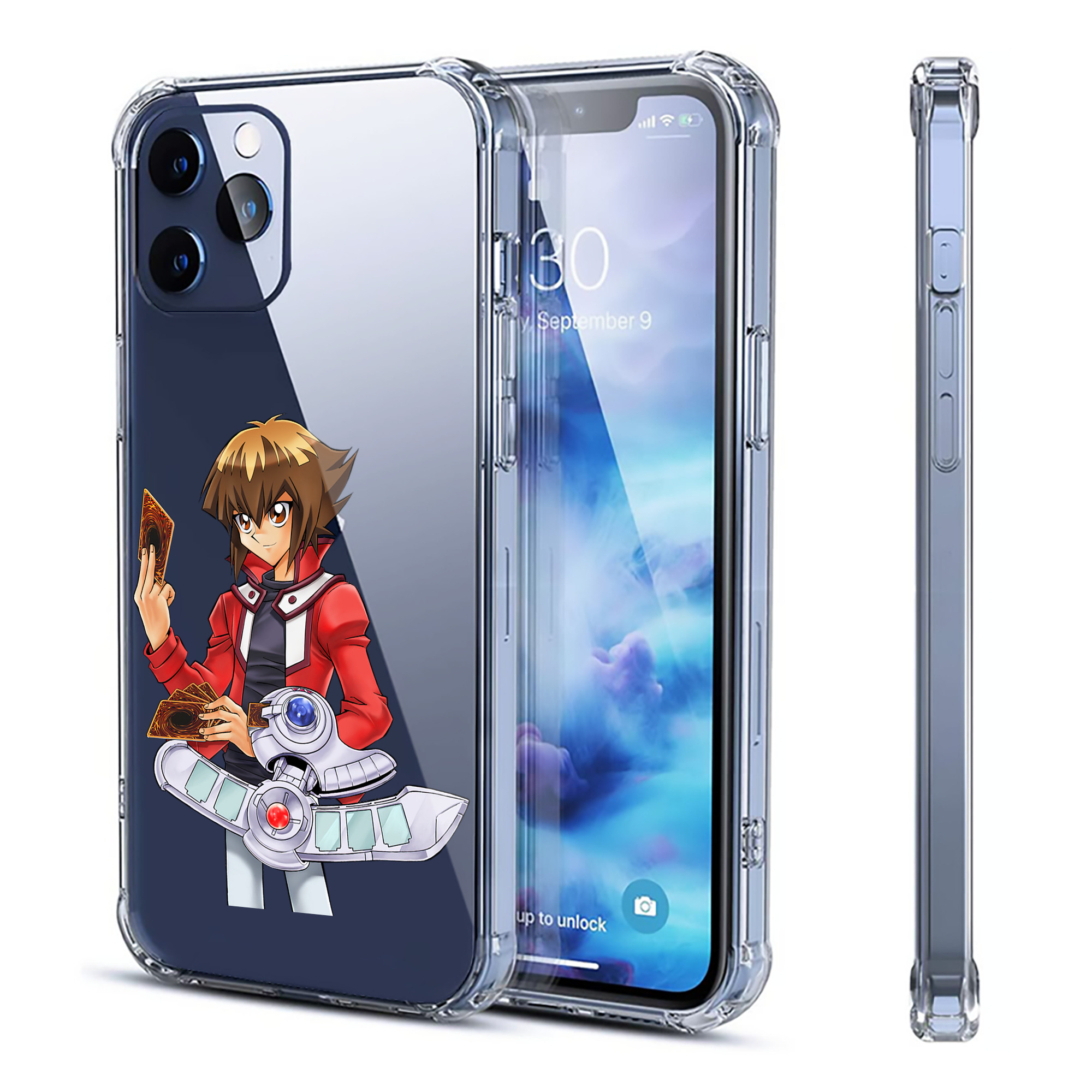 （画像用） 遊☆戯☆王 Yu-Gi-Oh! 【iPhone 12シリーズ対応】透明スマホケース（クリアソフトケース）